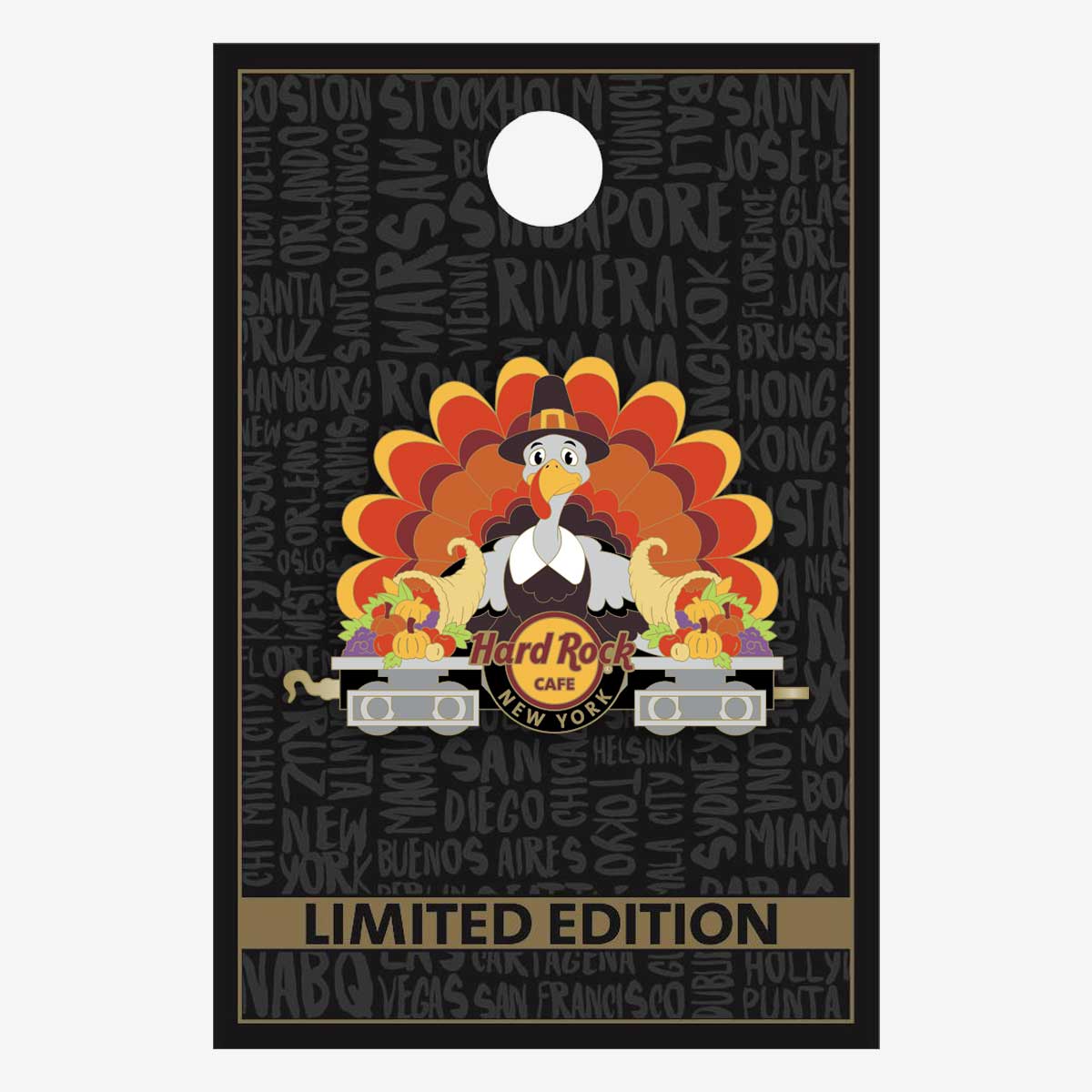 Limited Edition New York Thanksgiving Train Pin image number 2