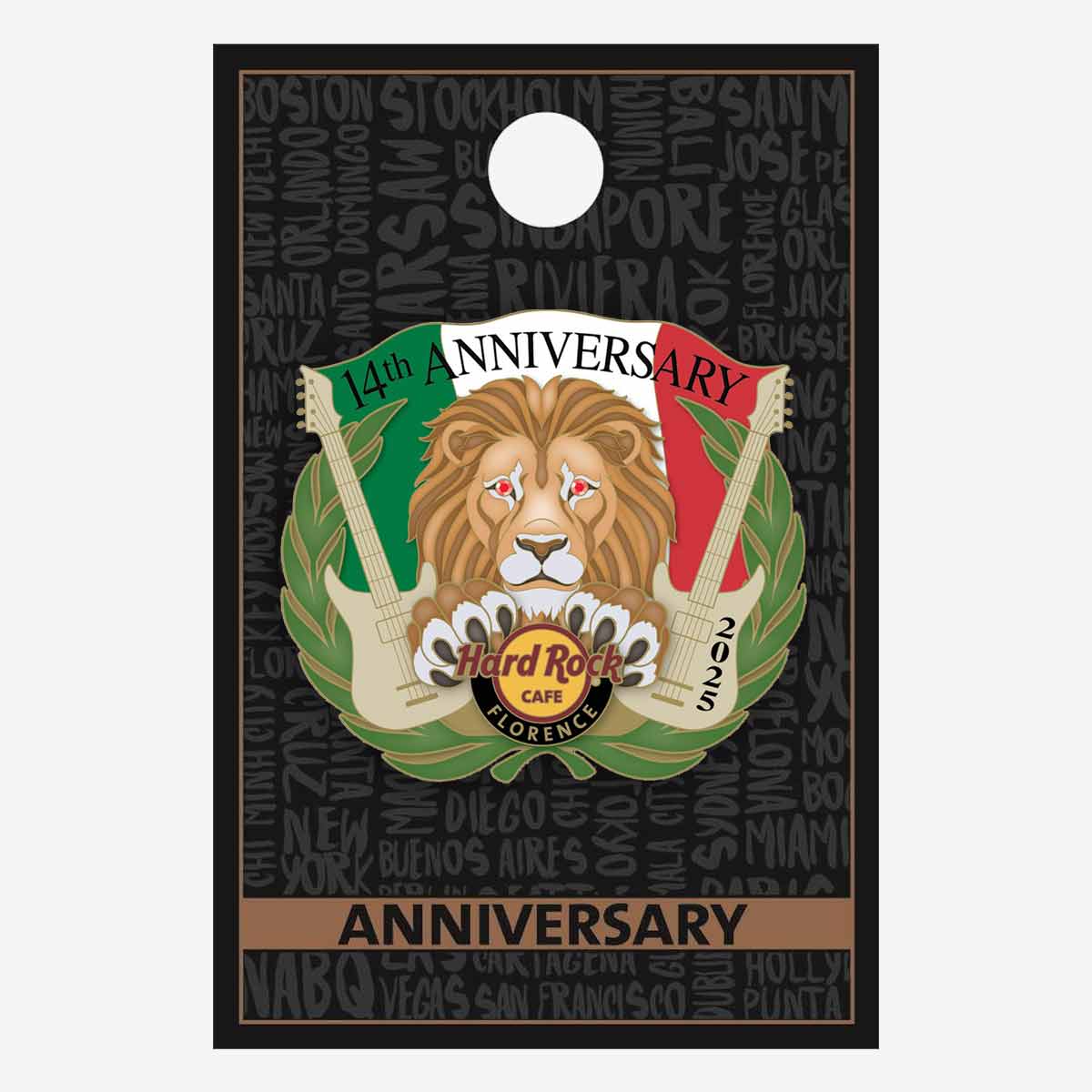 Florence 14th Anniversary Pin image number 2