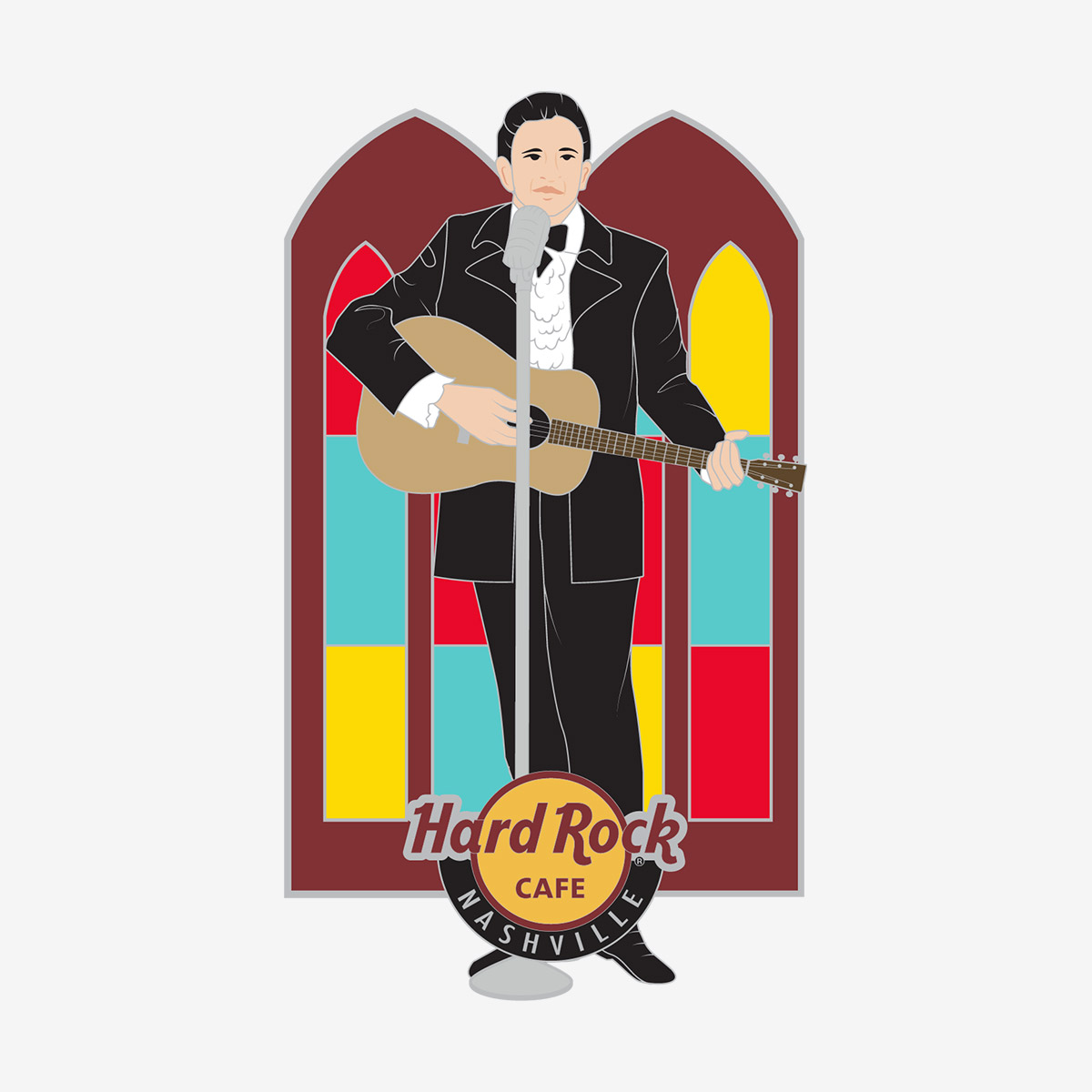 Limited Edition Nashville Singer 2 Pin image number 1