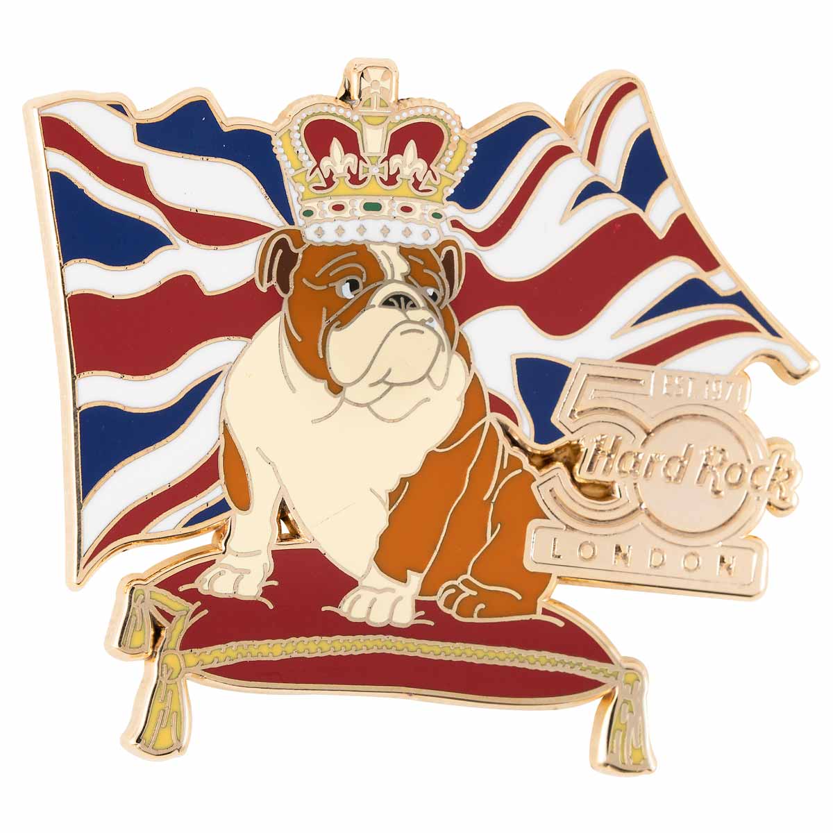 50th Anniversary Core London Bulldog Pin image number 1