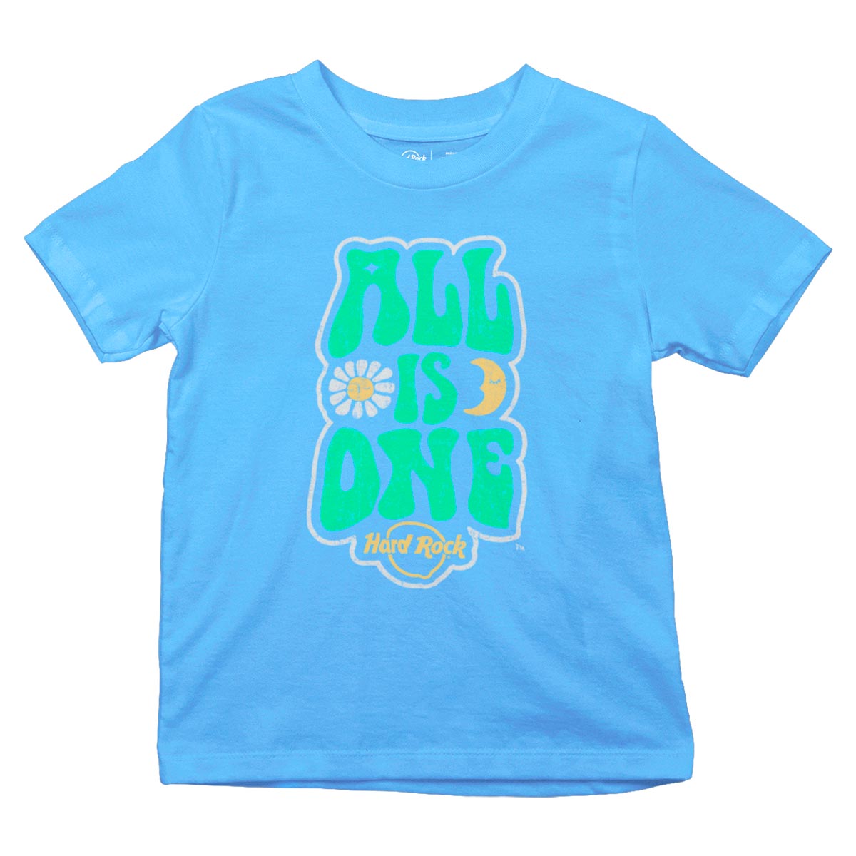 Hard Rock Youth Fit Festival Tee with All Is One in Sky Blue image number 3