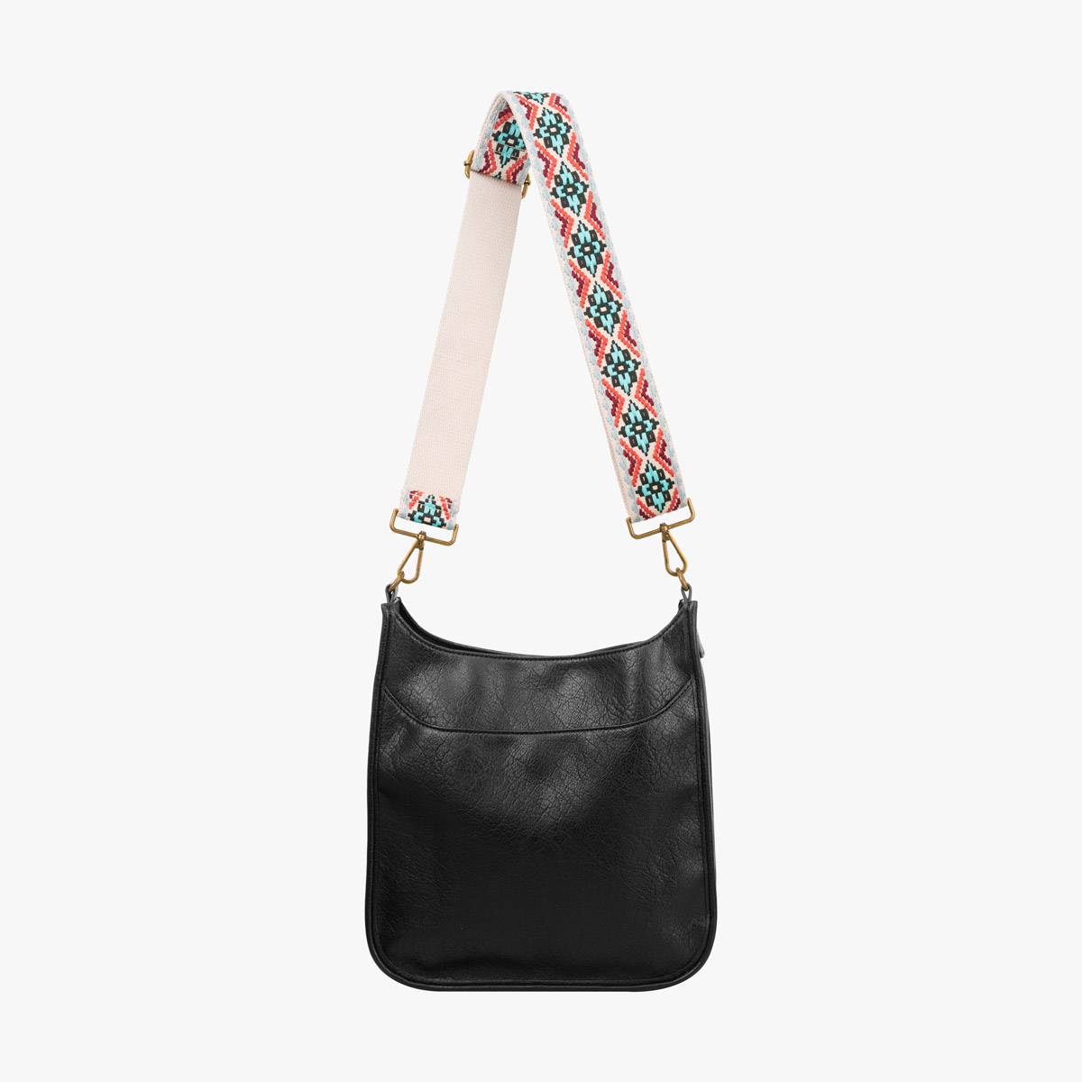 Guitar Strap Hobo Bag in Black image number 2