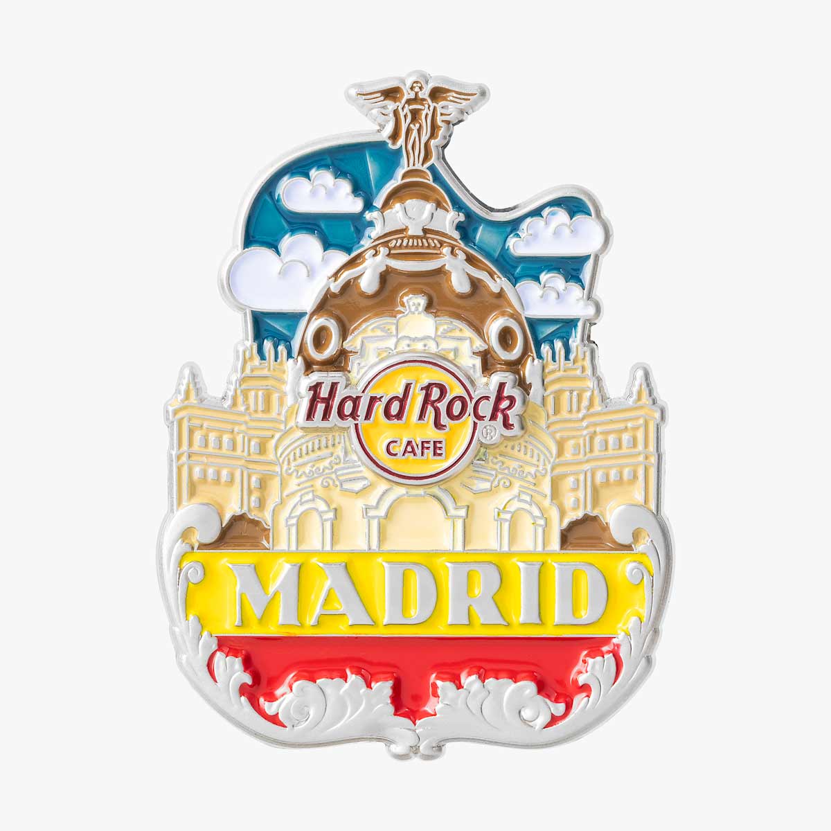 Collectible 3D Core City Guitar Pin image number 1