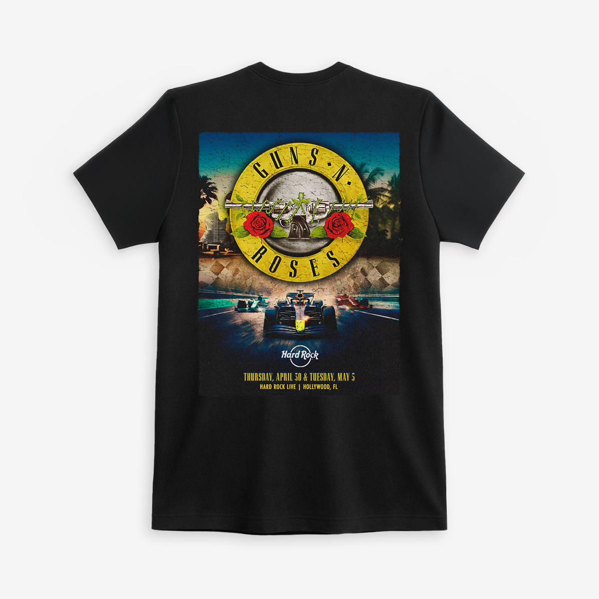 Guns N' Roses Racing Concert Tee in Black image number 1
