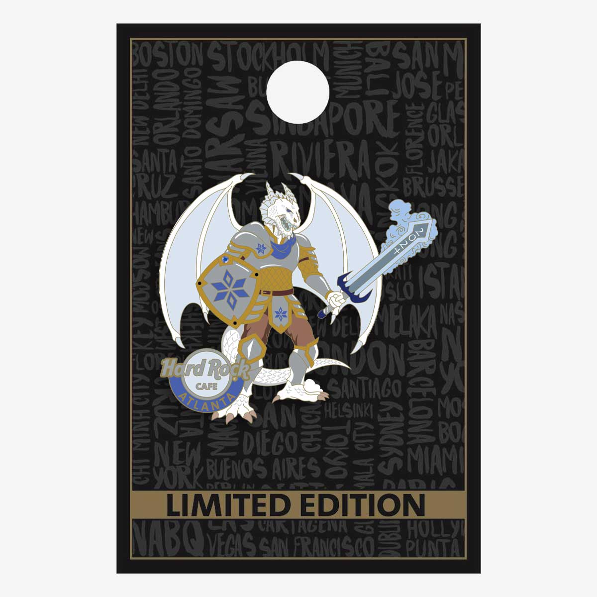 Limited Edition Pin Ice Dragon Atlanta image number 2