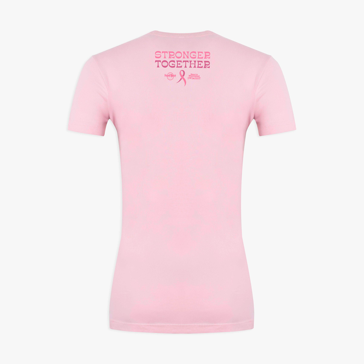 Ladies Baby Doll Pinktober 2025 Tee in Light Pink image number 2