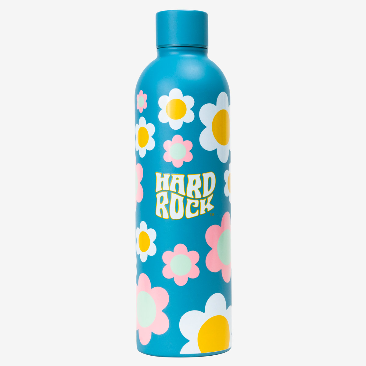 Hard Rock Music Festival Flower Power Water Bottle in Blue image number 2
