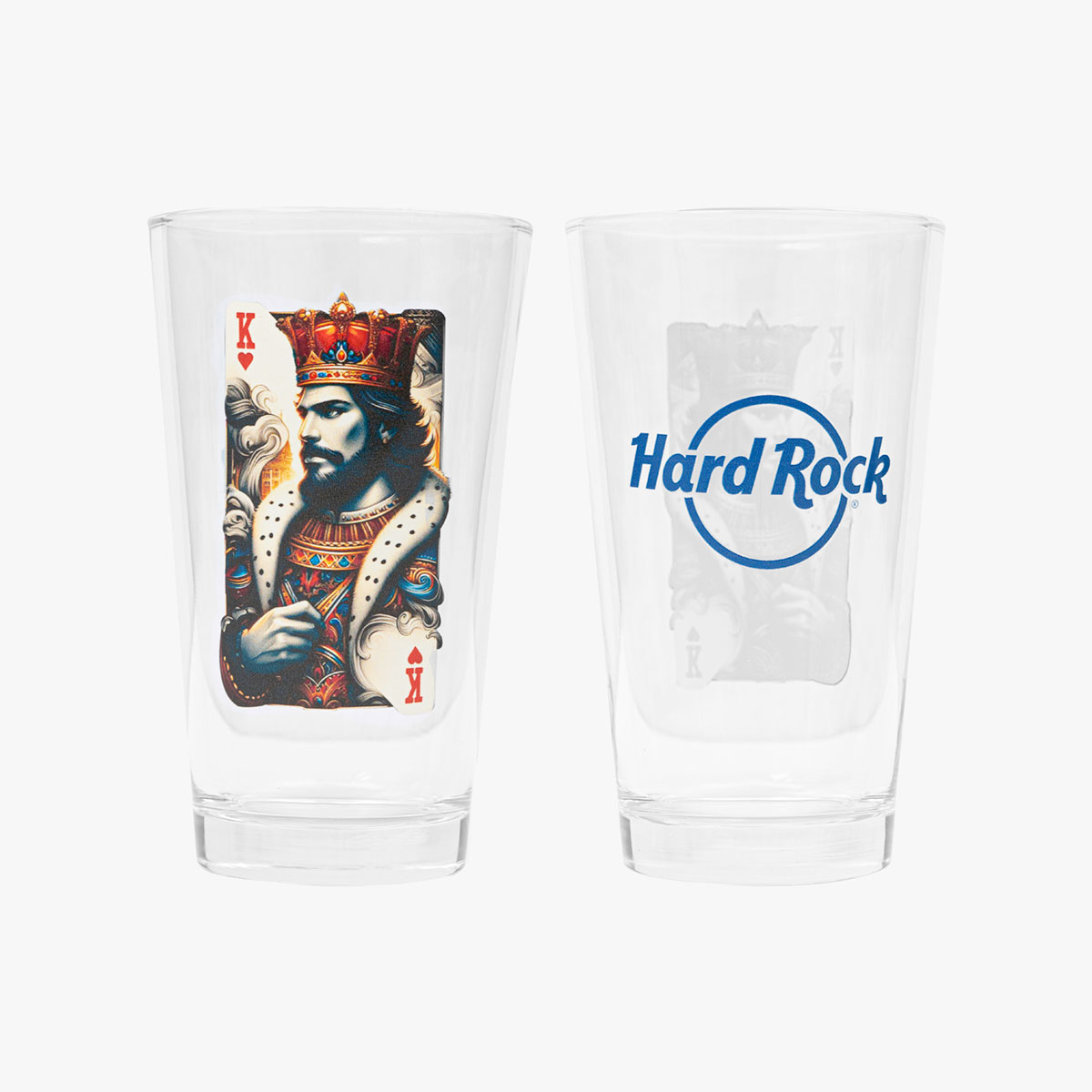 King and Queen 2-Piece Pint Glass Set image number 3