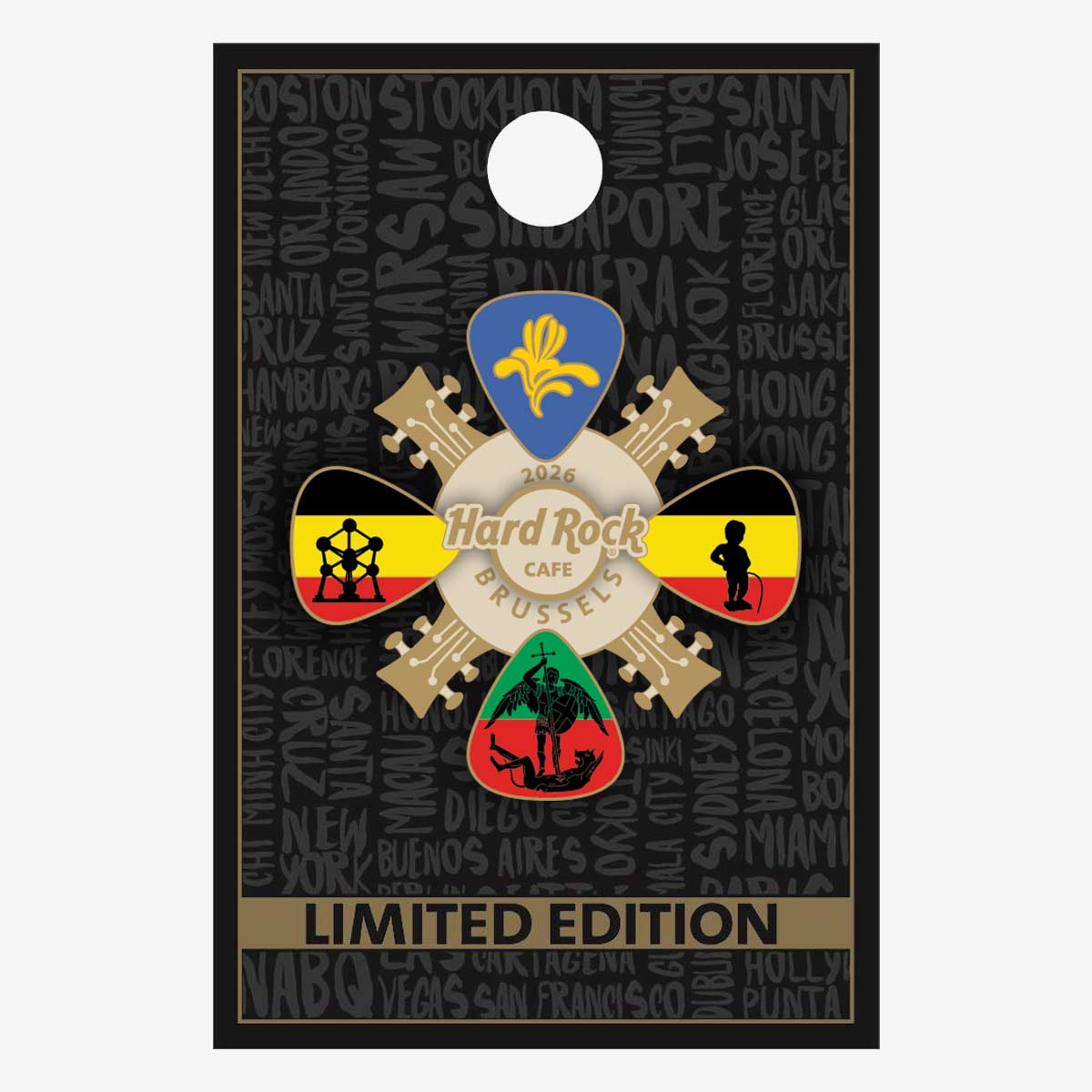 Brussels Music Cross 2026 Limited Edition Pin image number 2