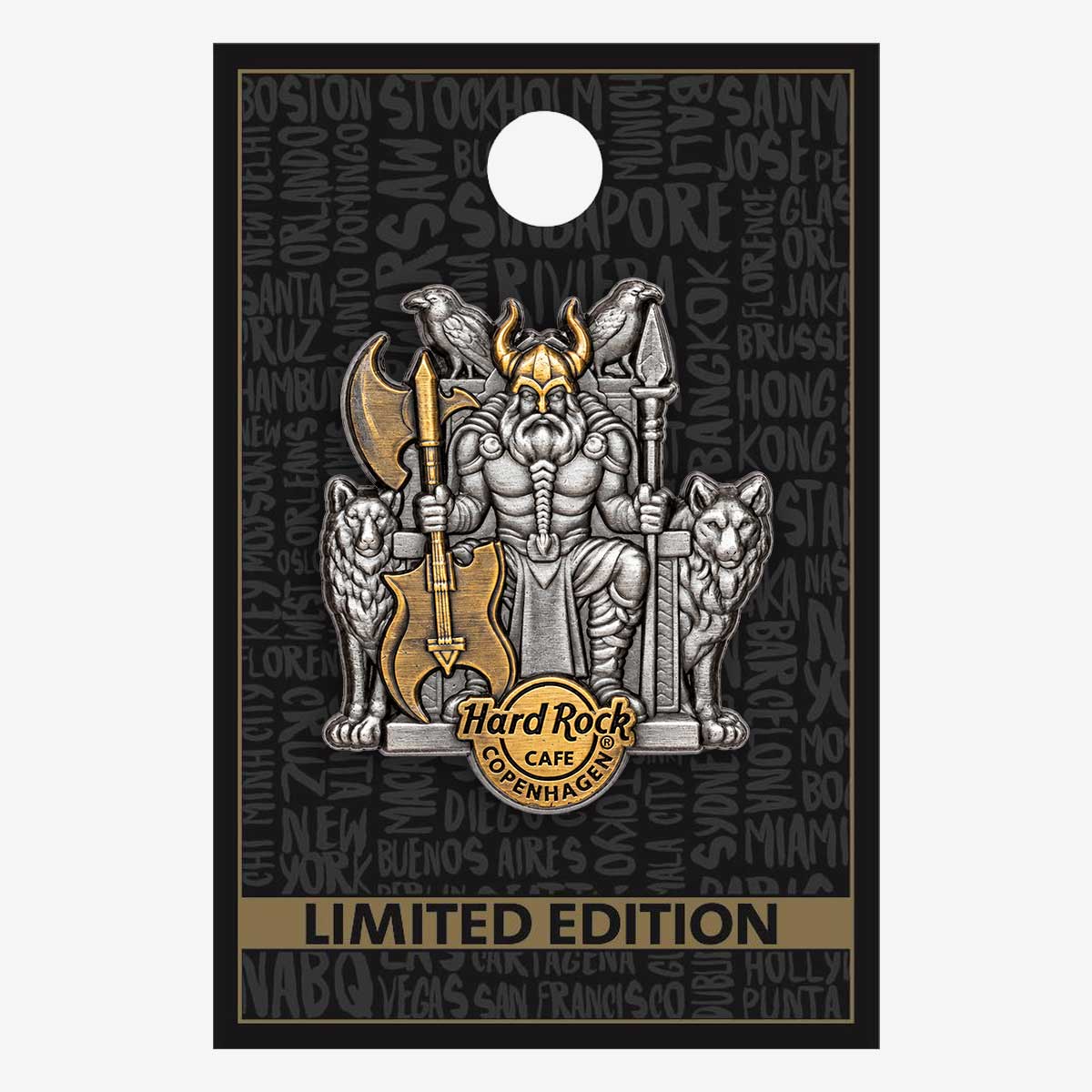 Limited Edition Copenhagen Odin's Riff Pin image number 2