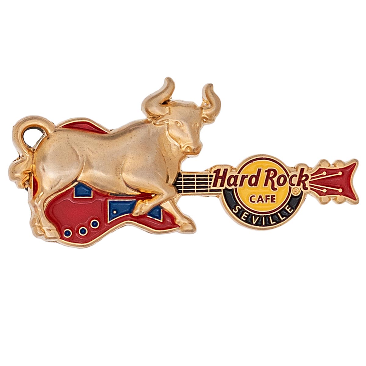 Seville 3D Bull Guitar Pin image number 1
