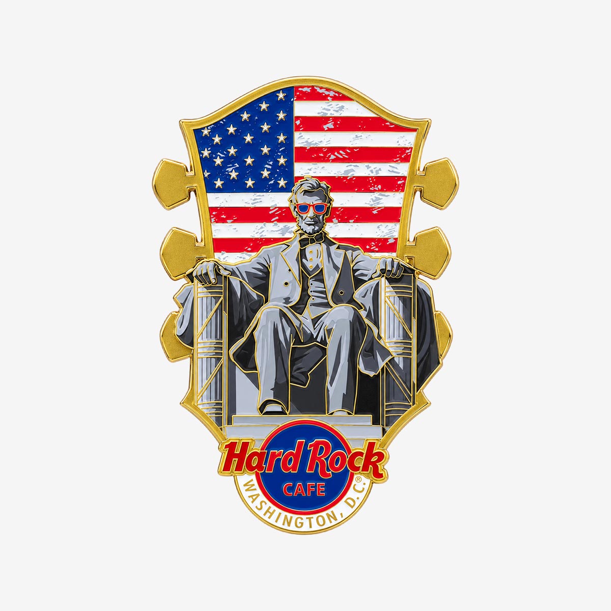 Collectible Washington D.C. Lincoln Local Pin image number 1