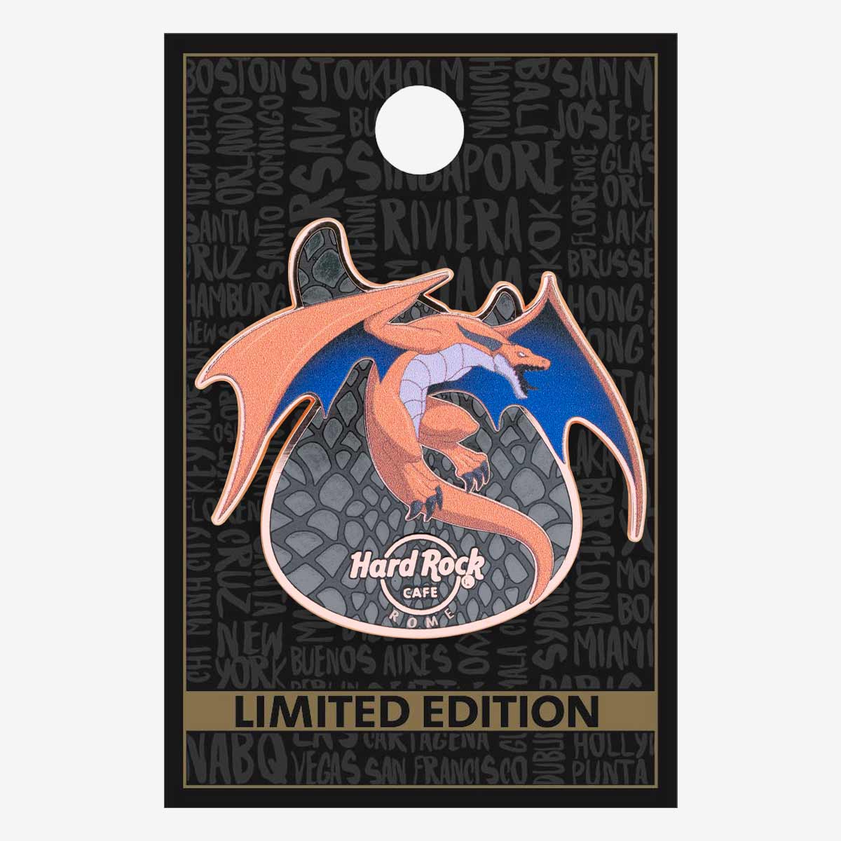 Limited Edition 2024 Dragon Guitar Pin image number 2
