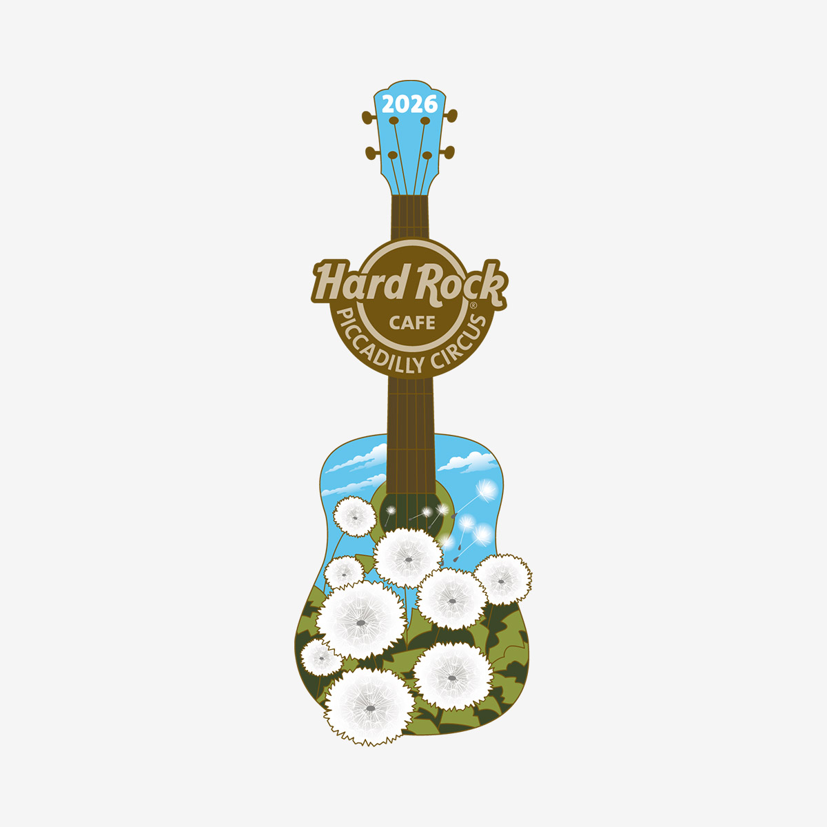 Limited Edition Piccadilly Dandelion Guitar 2026 Pin image number 1