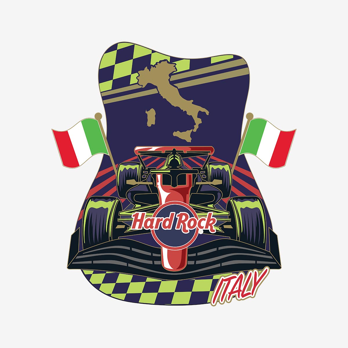 Limited Edition Italy Racing Pin image number 1