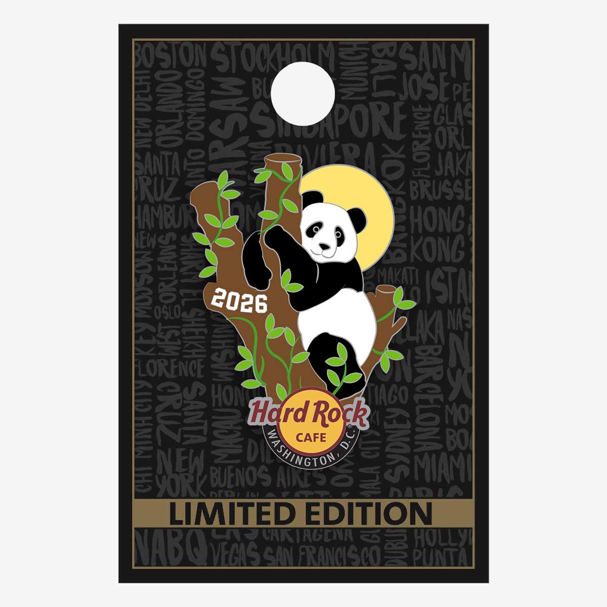 Limited Edition Washington D.C. Zoo Panda with 2026 Pin image number 2