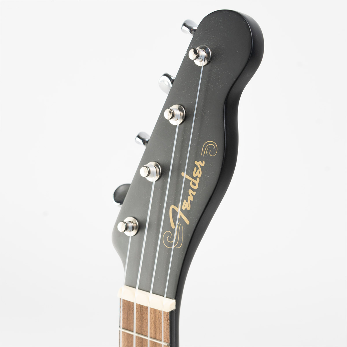 Fender x Hard Rock Venice Ukelee in Satin Black with Bag image number 4