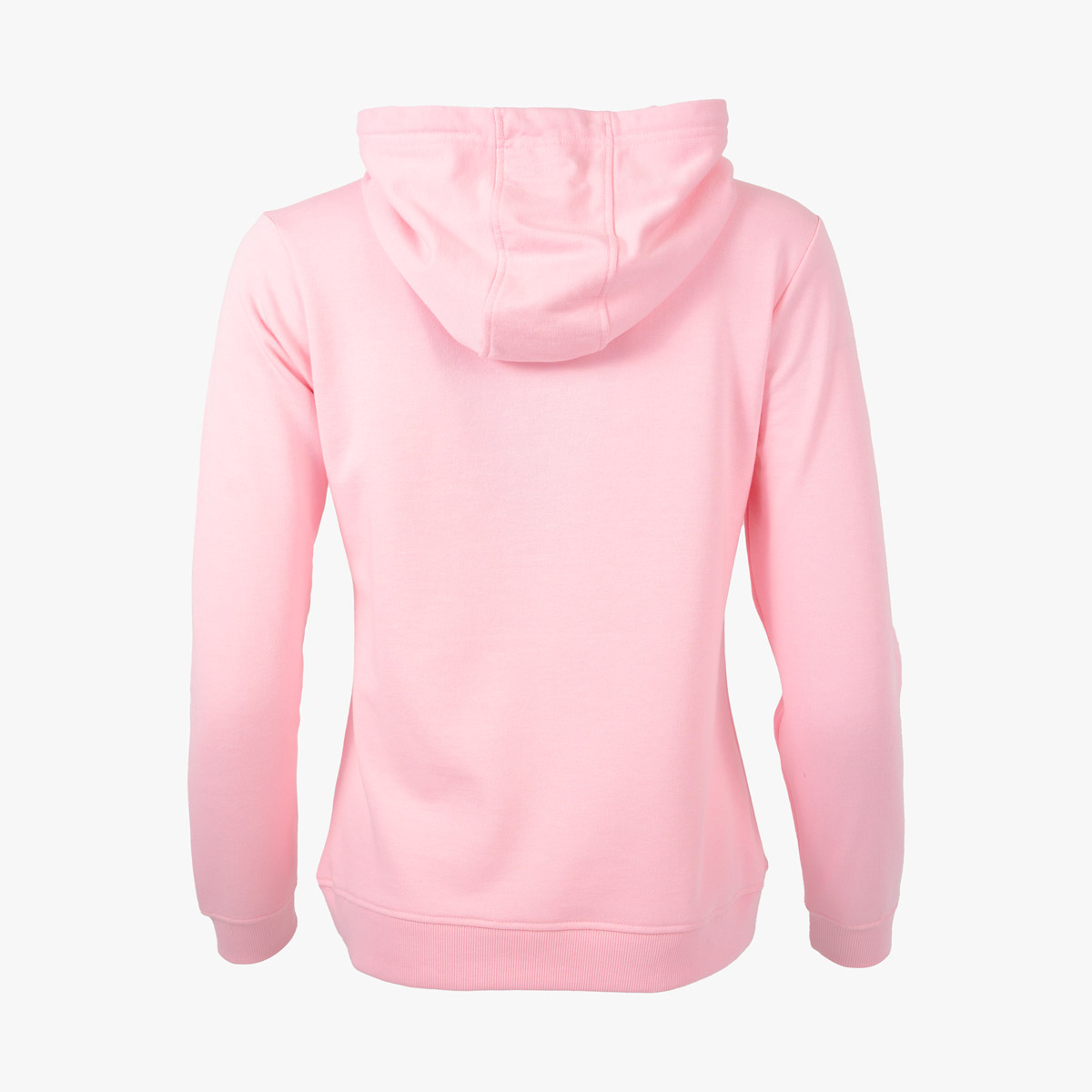 Ladies Fit Pop of Color French Terry Hoodie in Rose Shadow image number 4
