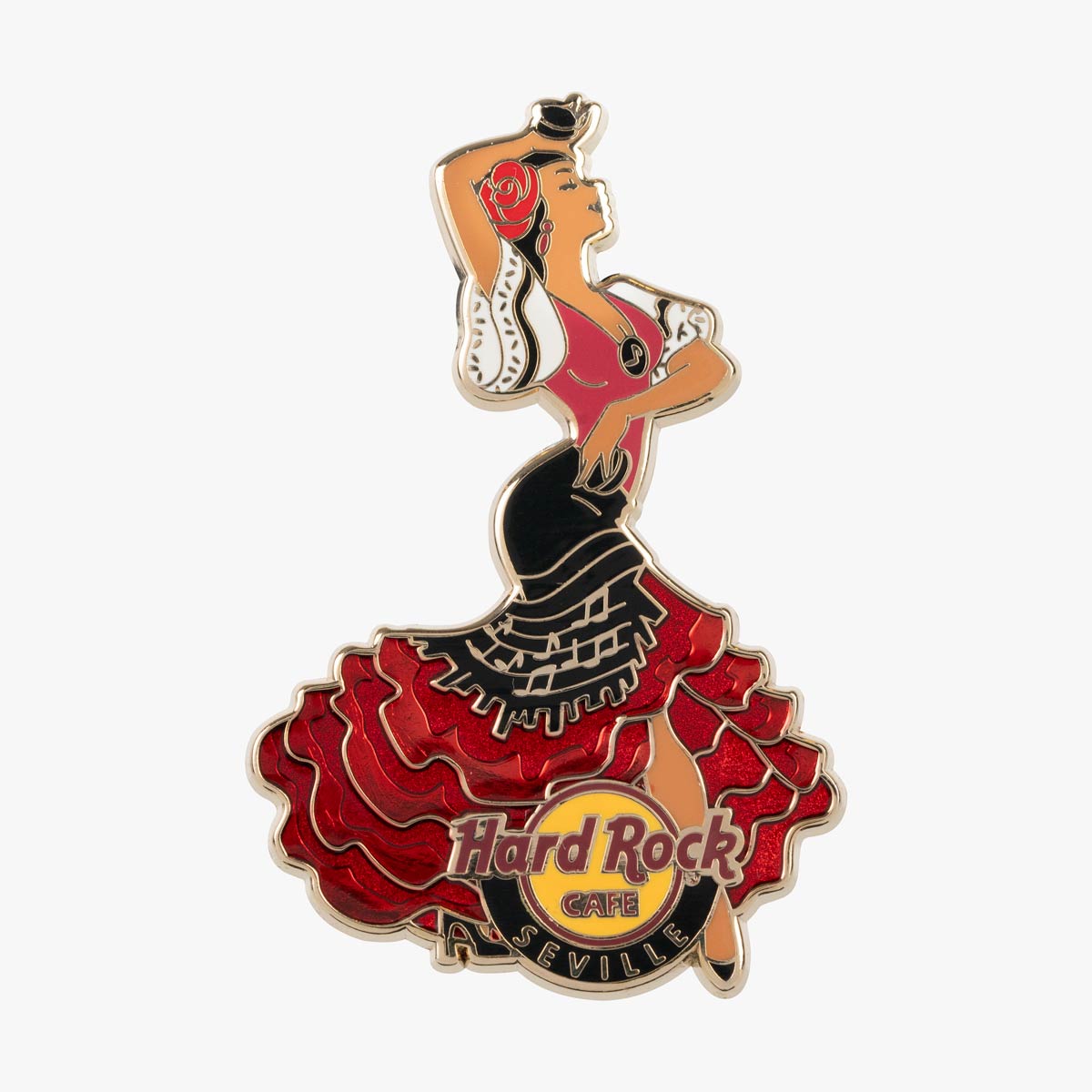 Seville Flamenco Dancer Pin image number 1