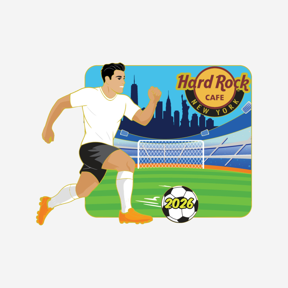 Limited Edition New York City Soccer Day 2026 Pin image number 1