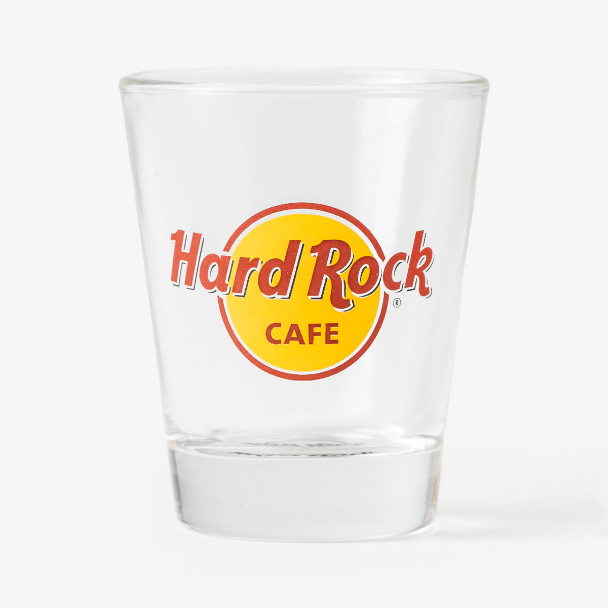 Hard Rock Cafe Logo Clear Shot Glass image number 1