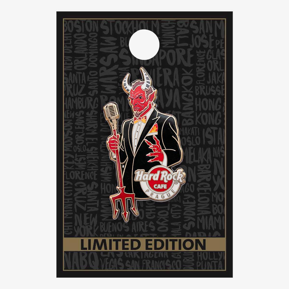 Limited Edition Prague Devil Singer Pin image number 2