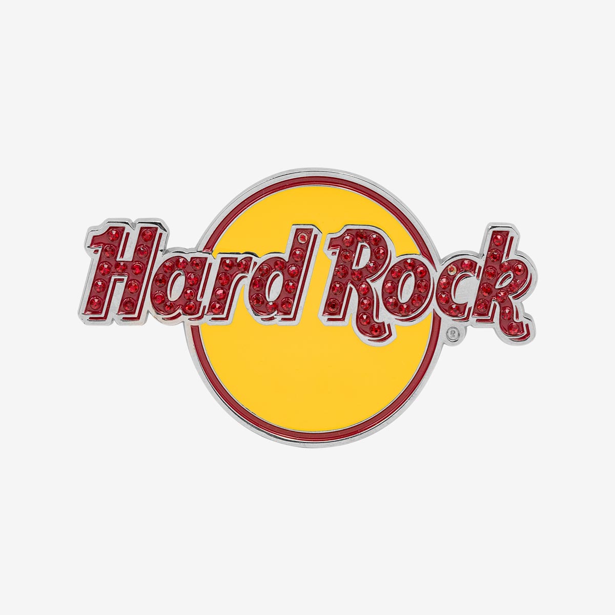 Hard Rock Cafe Logo Rhinestone and Enamel Magnet image number 1