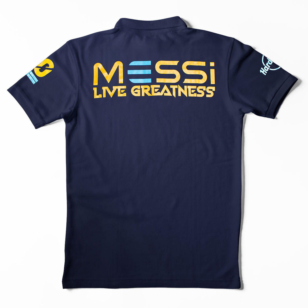 Messi Performance Polo Tee in Navy image number 3