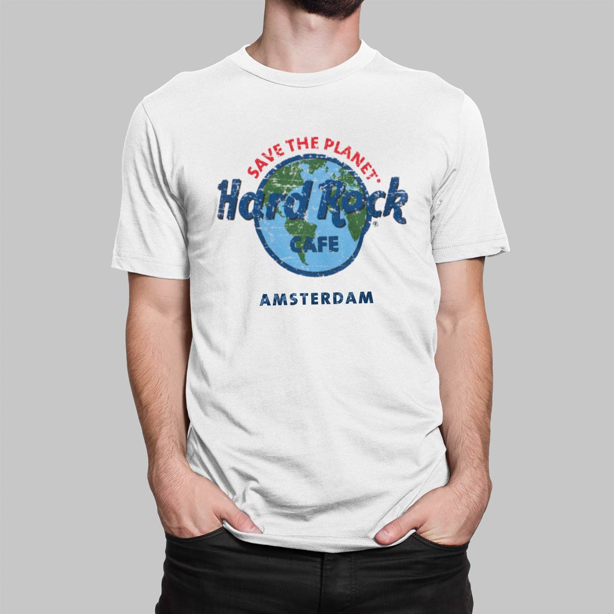 HR Uni Save The Planet Logo Tshirt White image number 2