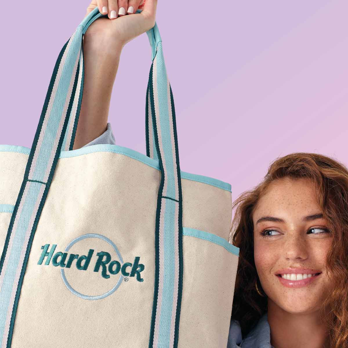 Hard Rock Pop of Color Jetset Tote Bag image number 1