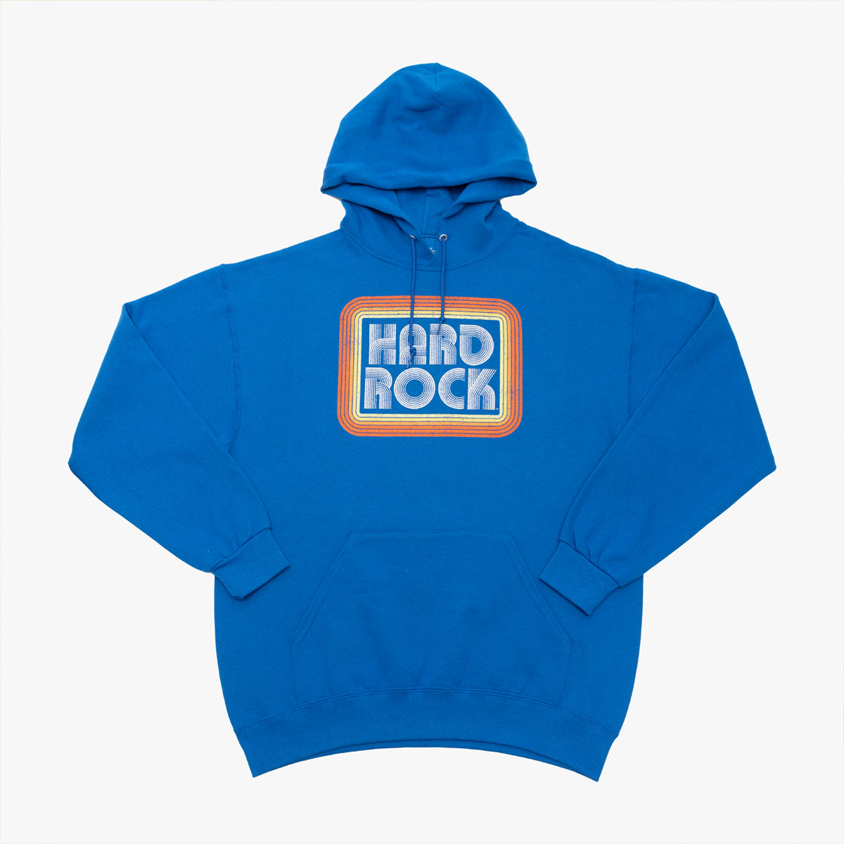 Disco Royal Blue Adult Hoodie with a Neon Sign Design image number 4