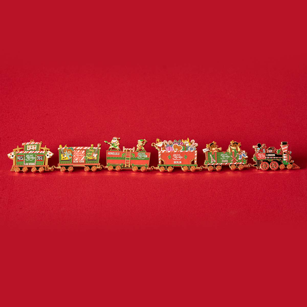 50th Anniversary Holiday Train Set Pin Series image number 3