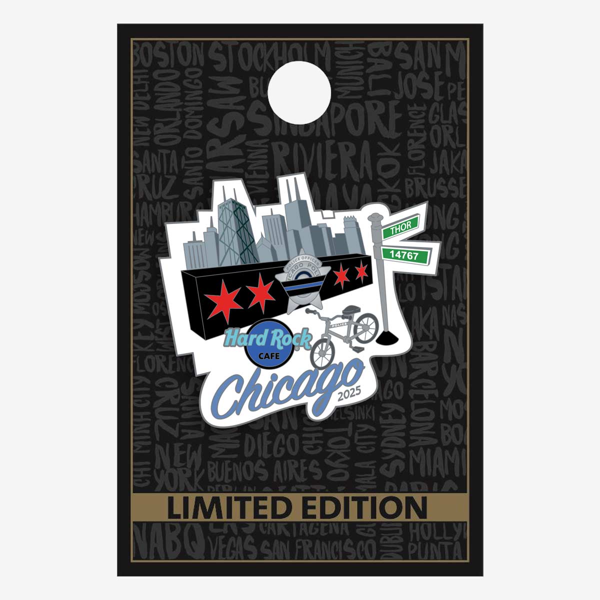 Limited Edition Chicago Fallen Heroes Pin image number 2