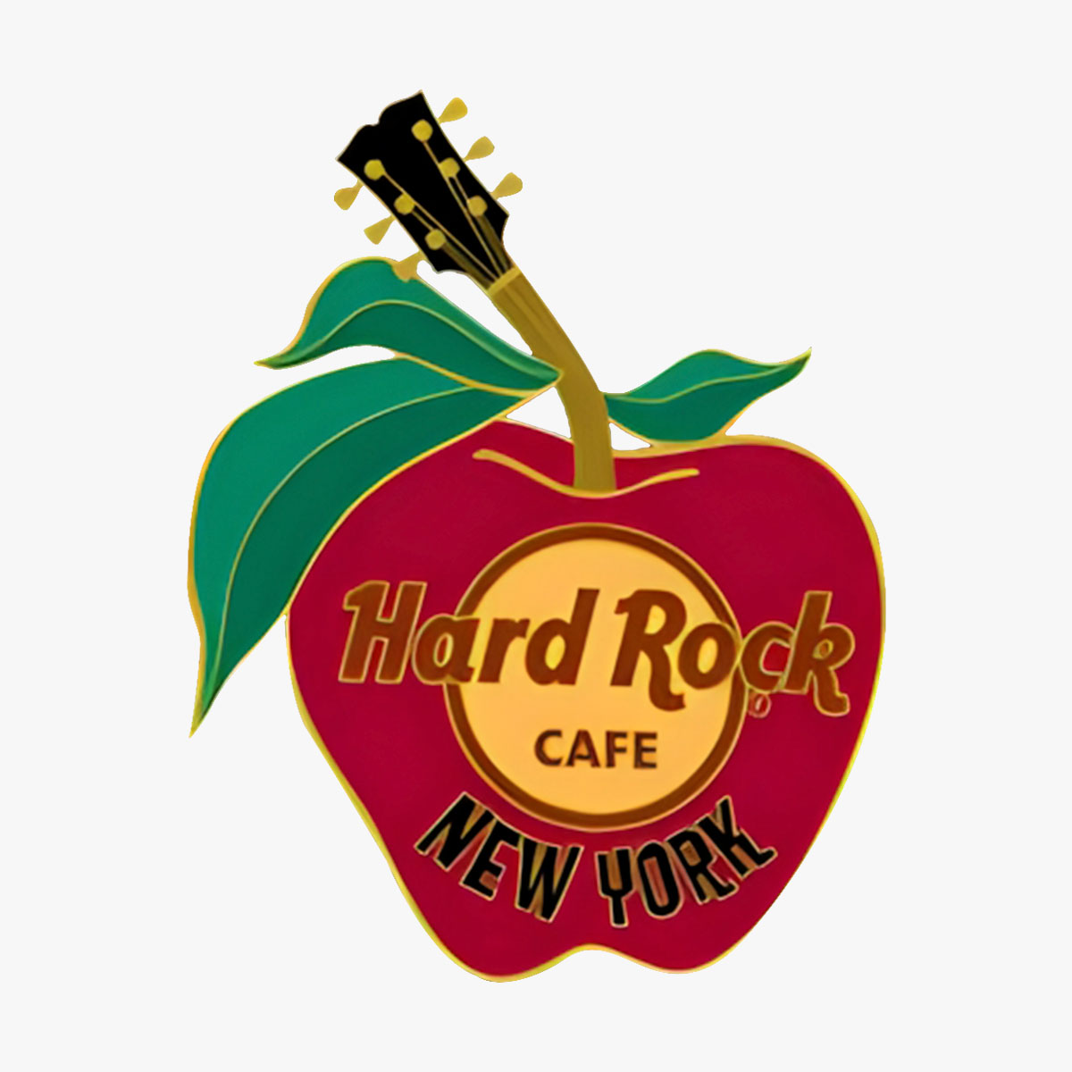 New York Apple Logo Pin image number 1