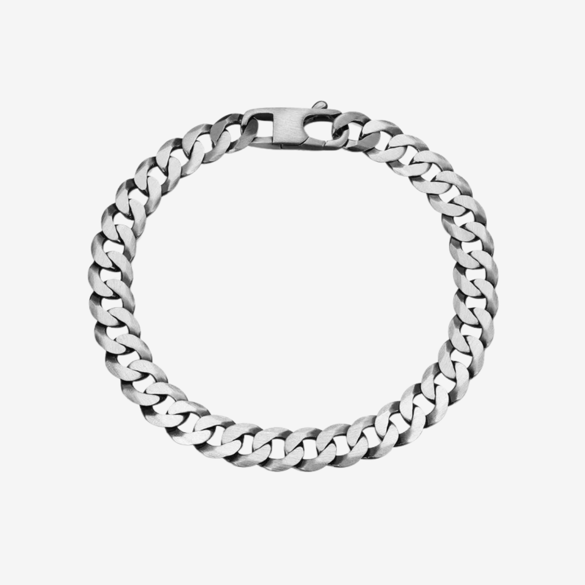 Ethos Gun Metal Curb Chain 8.5" Bracelet image number 3