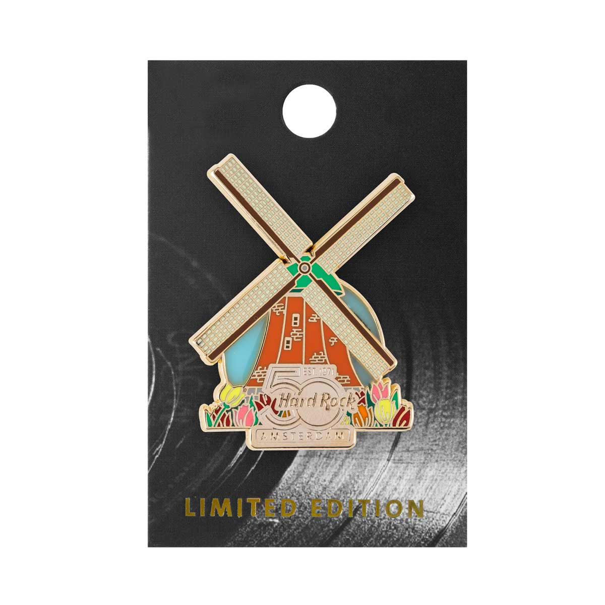 50th Anniversary Core Amsterdam Windmill Pin image number 1