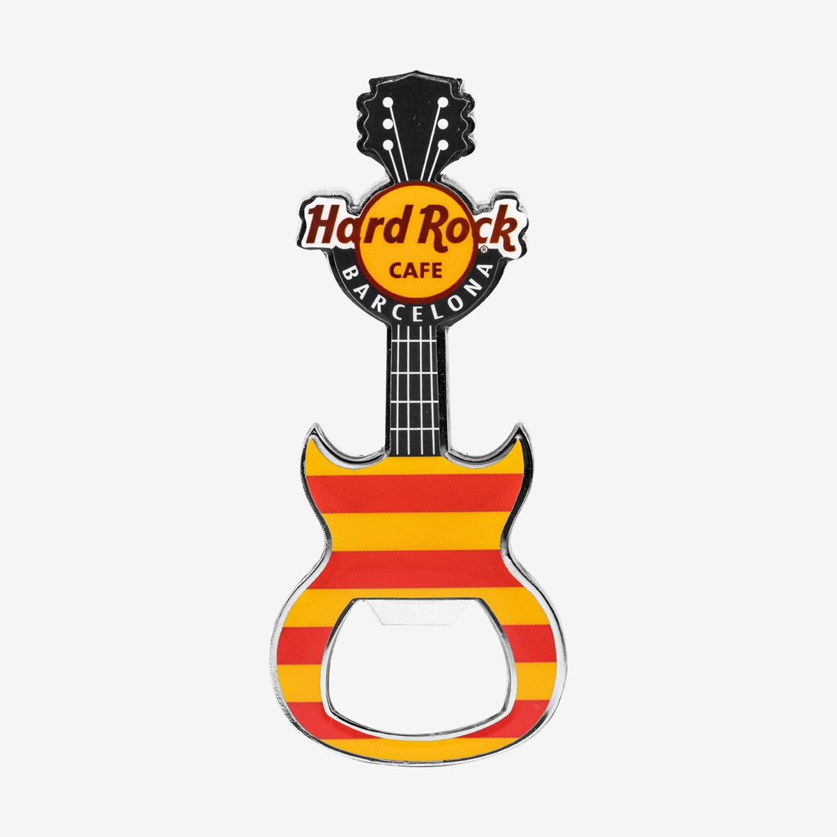 Flag Guitar Bottle Opener Magnet image number 1
