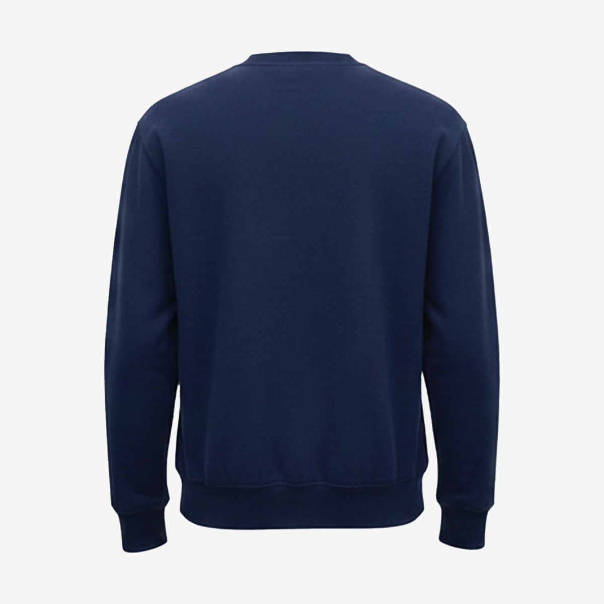 Adult Fit Classic Logo Crewneck Fleece Pullover in Navy image number 3