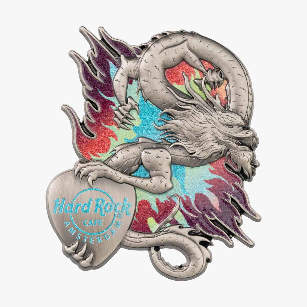 3D Asia Dragon Pin image number 1