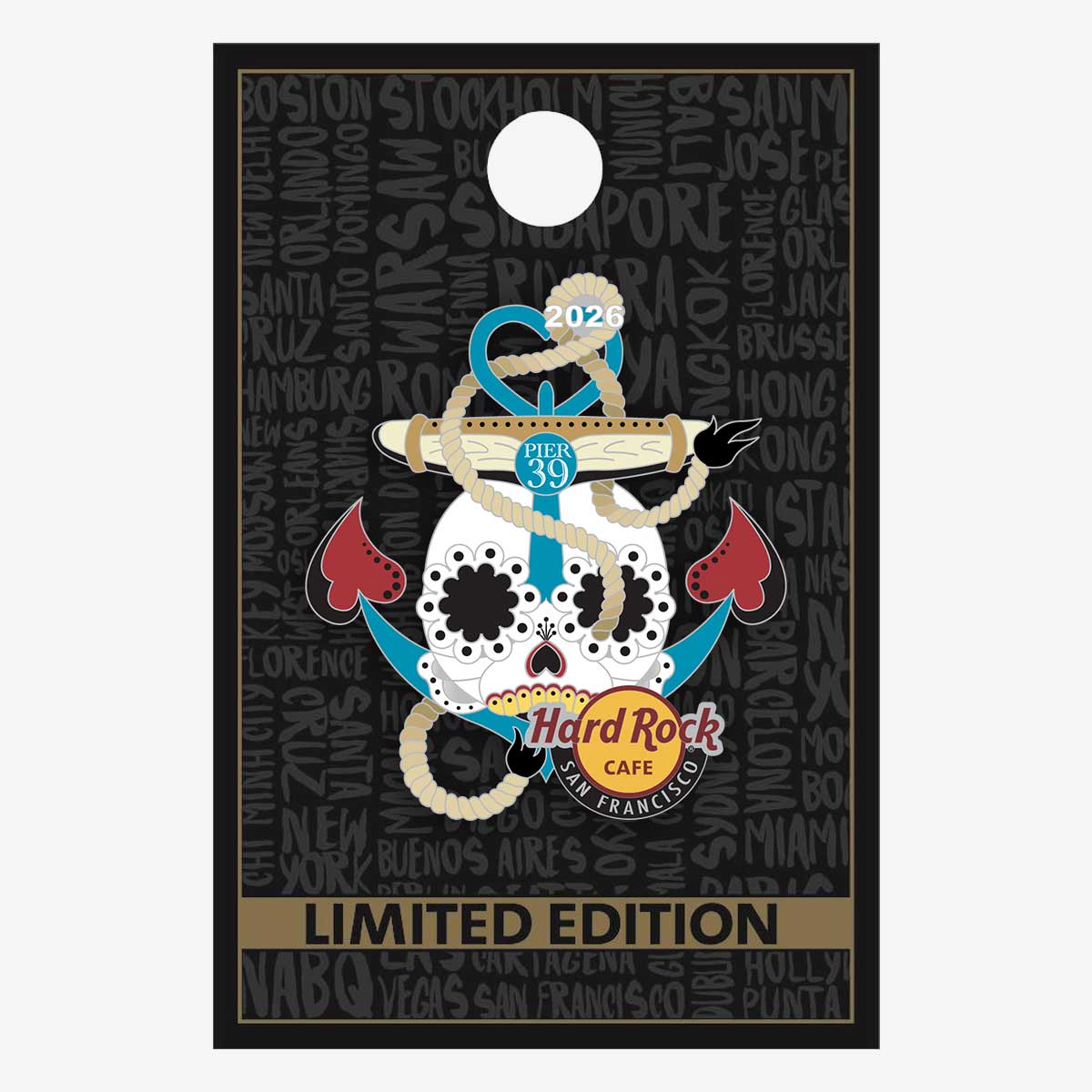 Limited Edition San Francisco 2026 Anchor Seal Pin image number 2