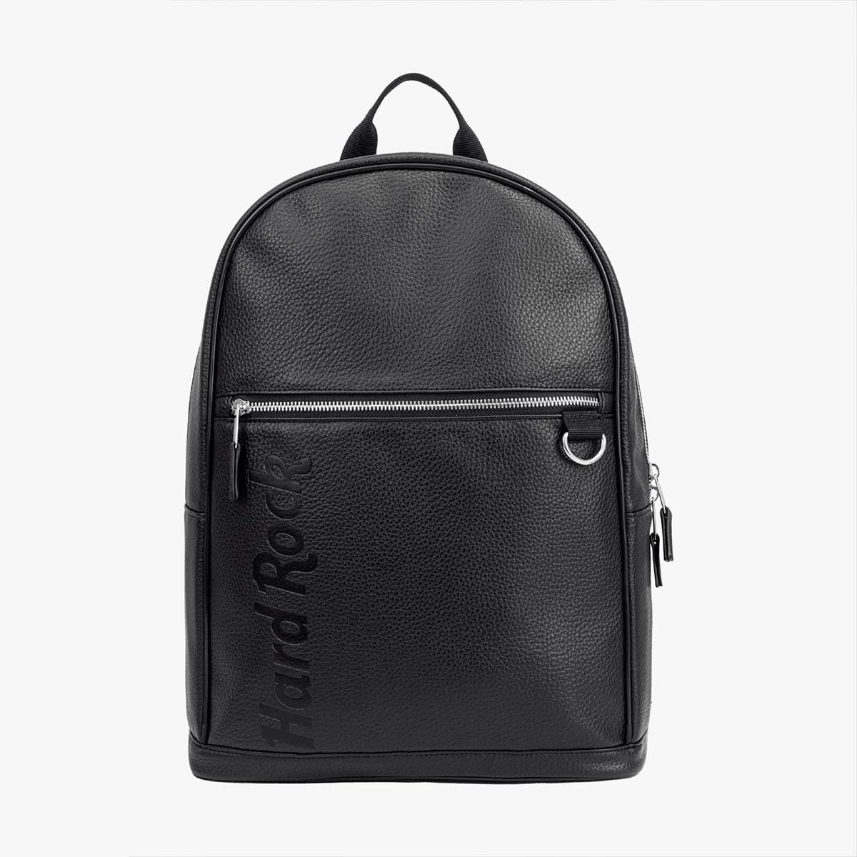 Black Pebbled Backpack image number 1