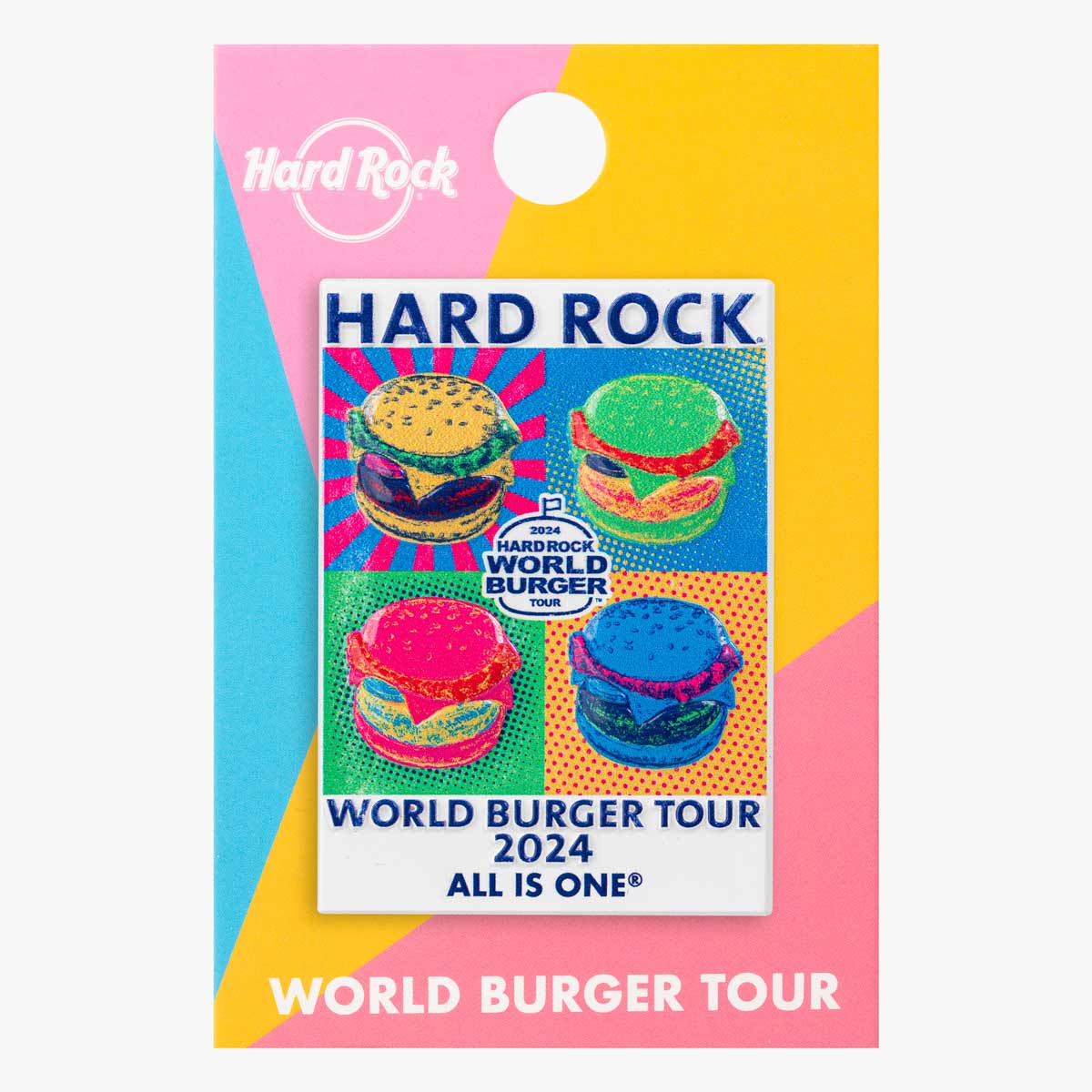 Limited Edition World Burger Tour Pin 2024 image number 2