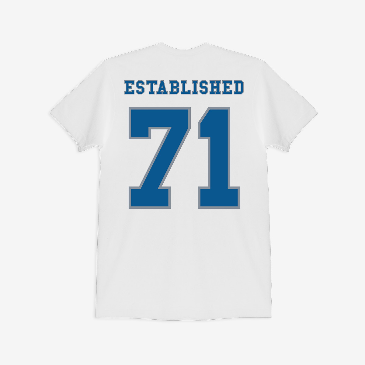 Adult Fit  Alternate Football Colors Classic Logo Tee image number 2