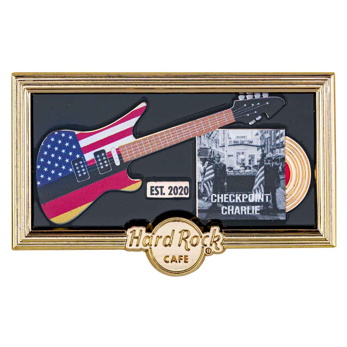 Guitar Memorabilia Pin Checkpoint Charlie image number 2