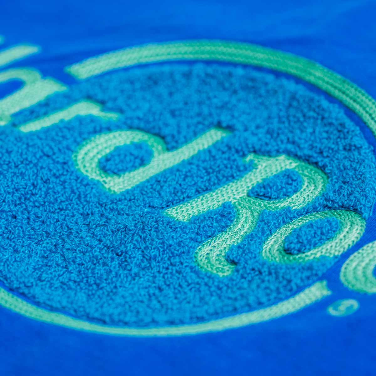 Contrast Ringer Tee in Royal Blue and Mint Green image number 2