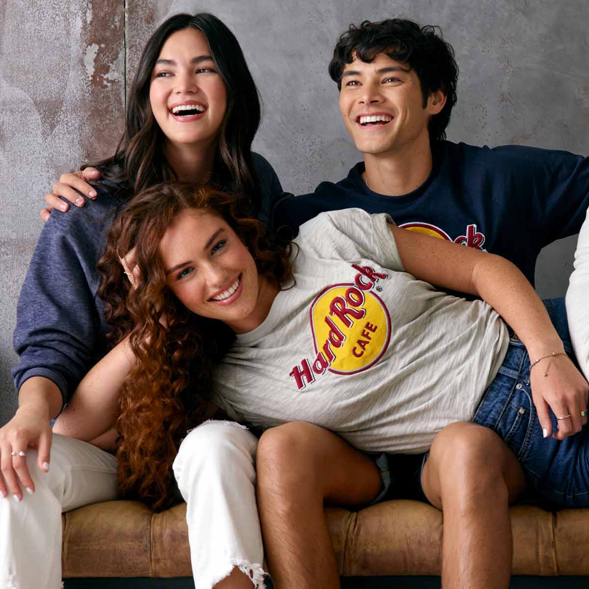 Hard Rock Adult Fit Elevated Classic Grey Tee image number 2