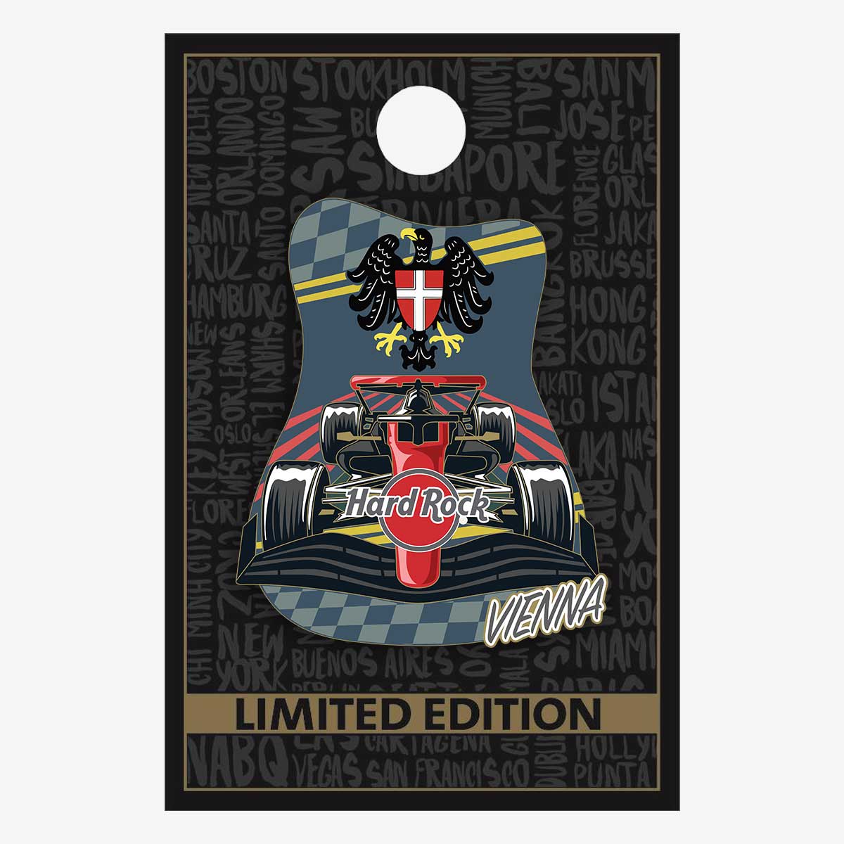 Limited Edition Vienna Racing Pin image number 2