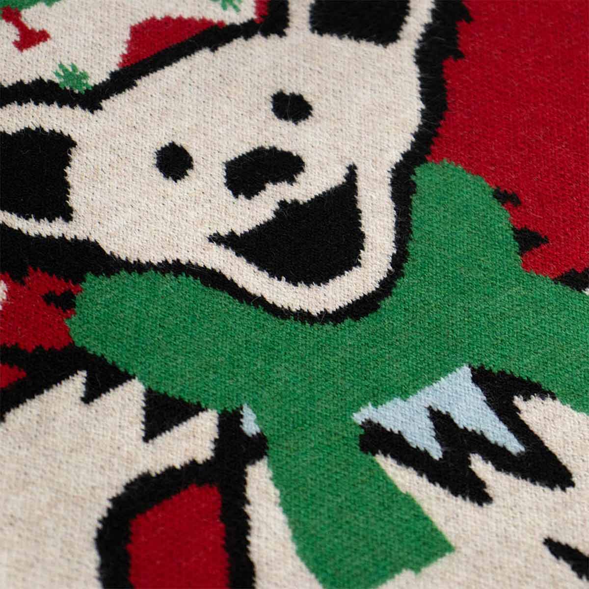 Grateful Dead Bear Tree Holiday Sweater in Red image number 8