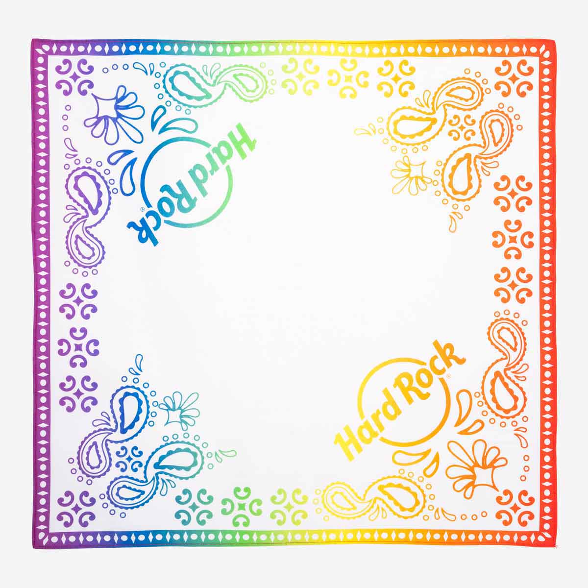 Pride Rainbow Bandana with Logo image number 3