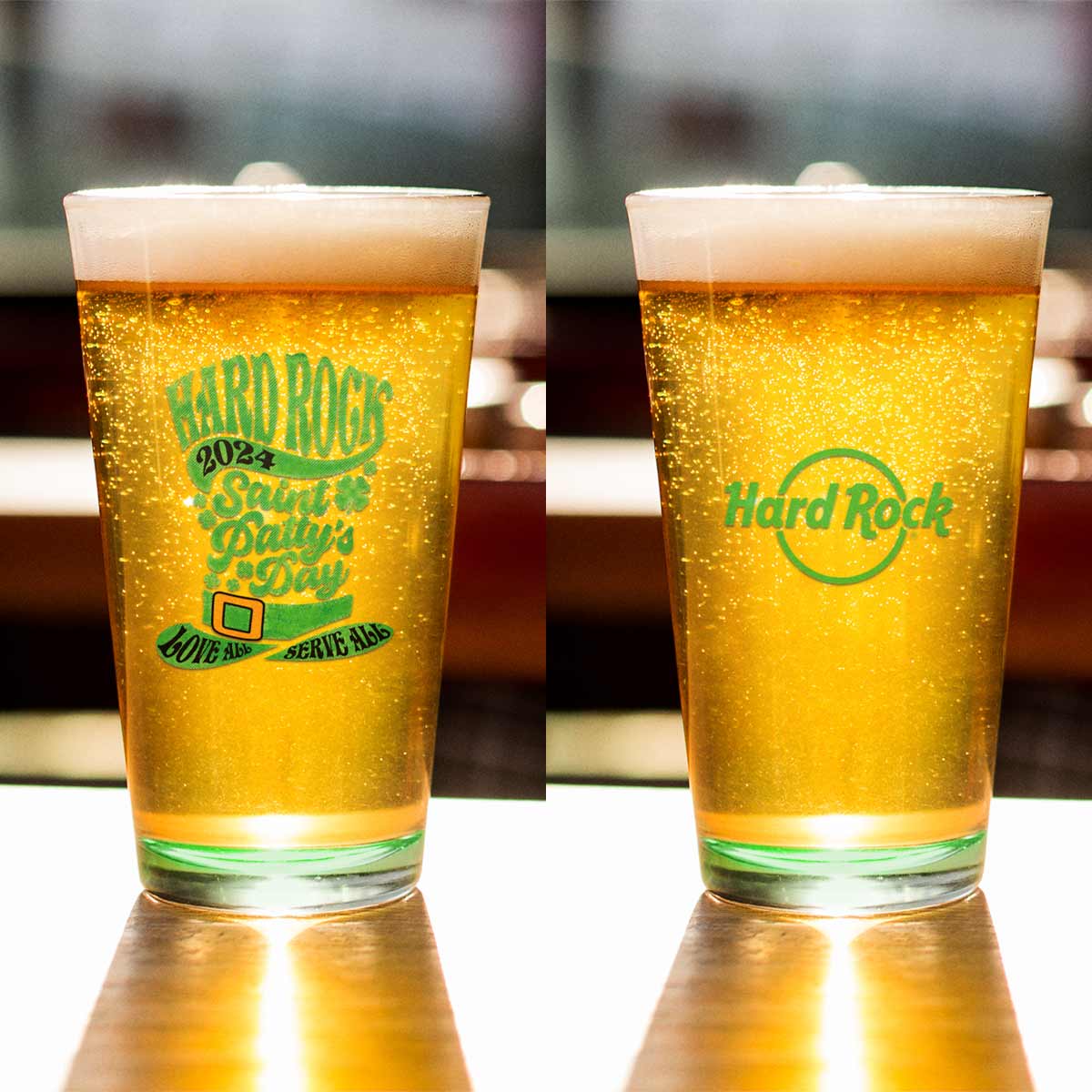 St Pattys Day 2024 2pc Set Pint Glasses image number 1
